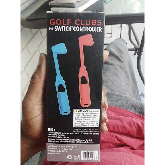 Golf Club for NSW Golf Super Rush for Nintendo Switch - 2 Pack - Picture 2 of 2
